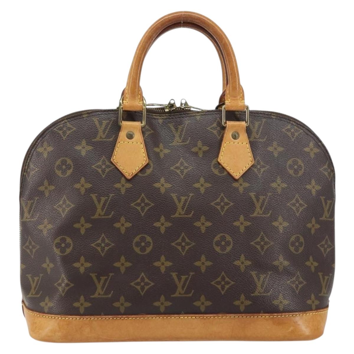 LOUIS VUITTON Monogram Alma Hand Bag M51130 LV Auth BA8525