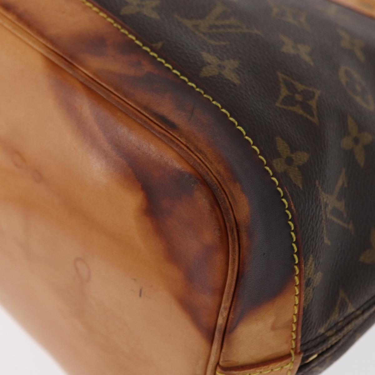 LOUIS VUITTON Monogram Alma Hand Bag M51130 LV Auth BA8526