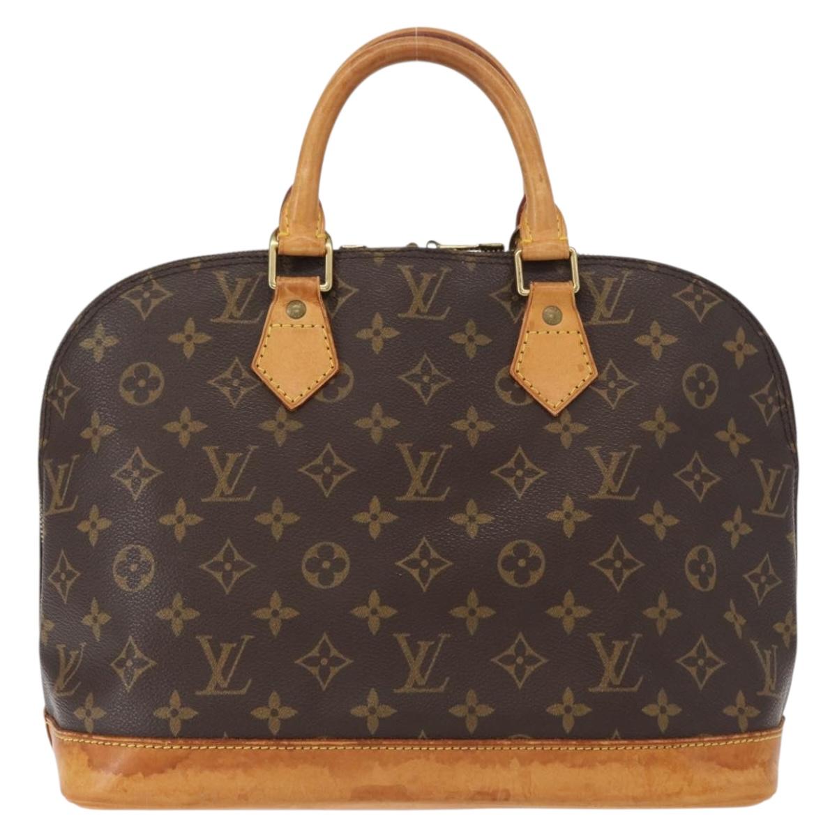 LOUIS VUITTON Monogram Alma Hand Bag M51130 LV Auth BA8526