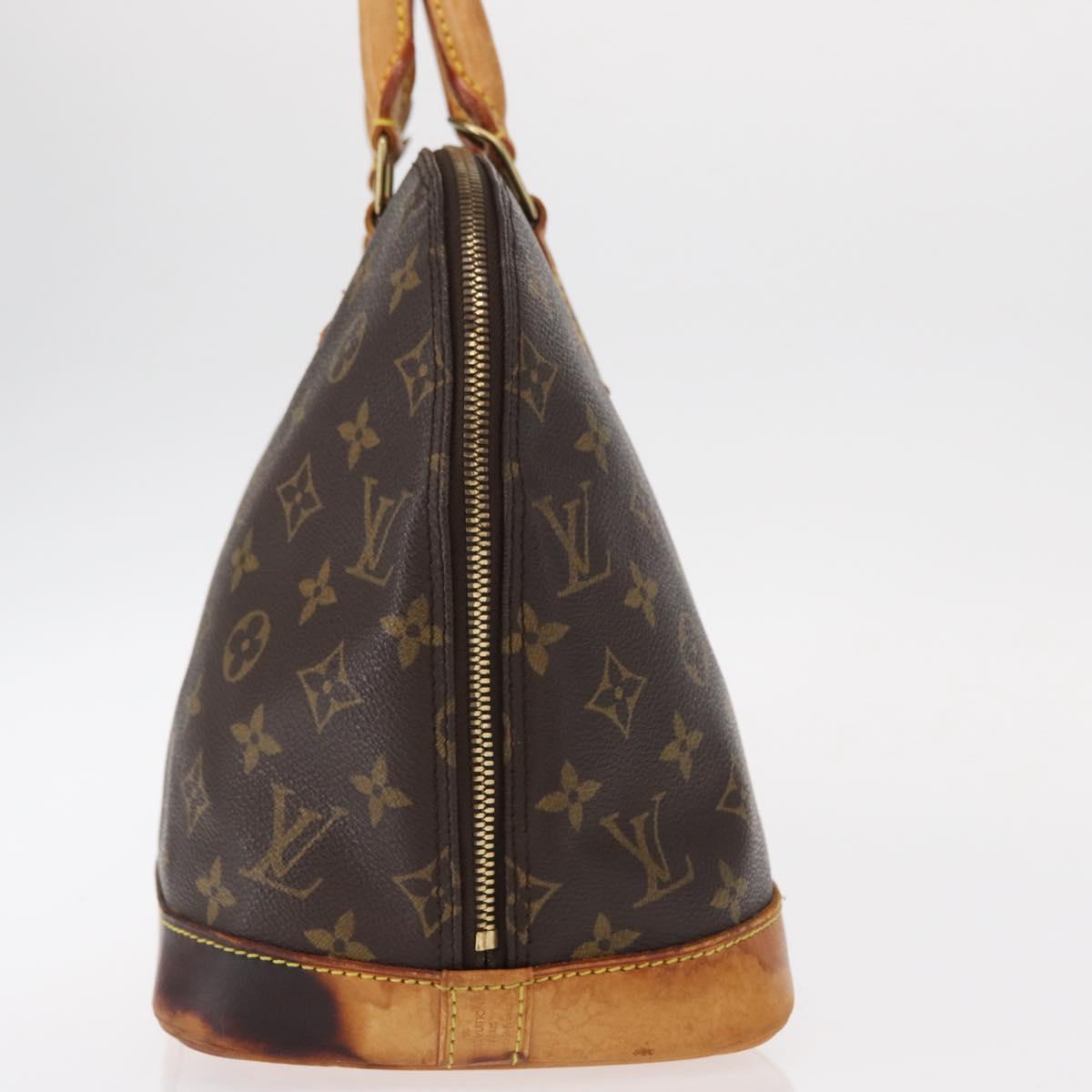 LOUIS VUITTON Monogram Alma Hand Bag M51130 LV Auth BA8526