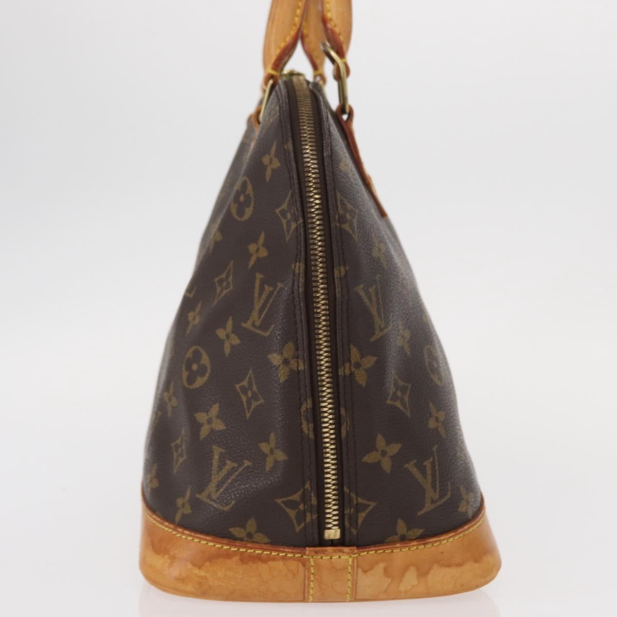 LOUIS VUITTON Monogram Alma Hand Bag M51130 LV Auth BA8526