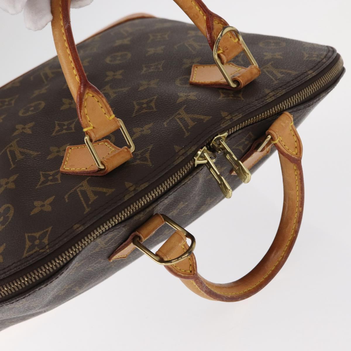 LOUIS VUITTON Monogram Alma Hand Bag M51130 LV Auth BA8526