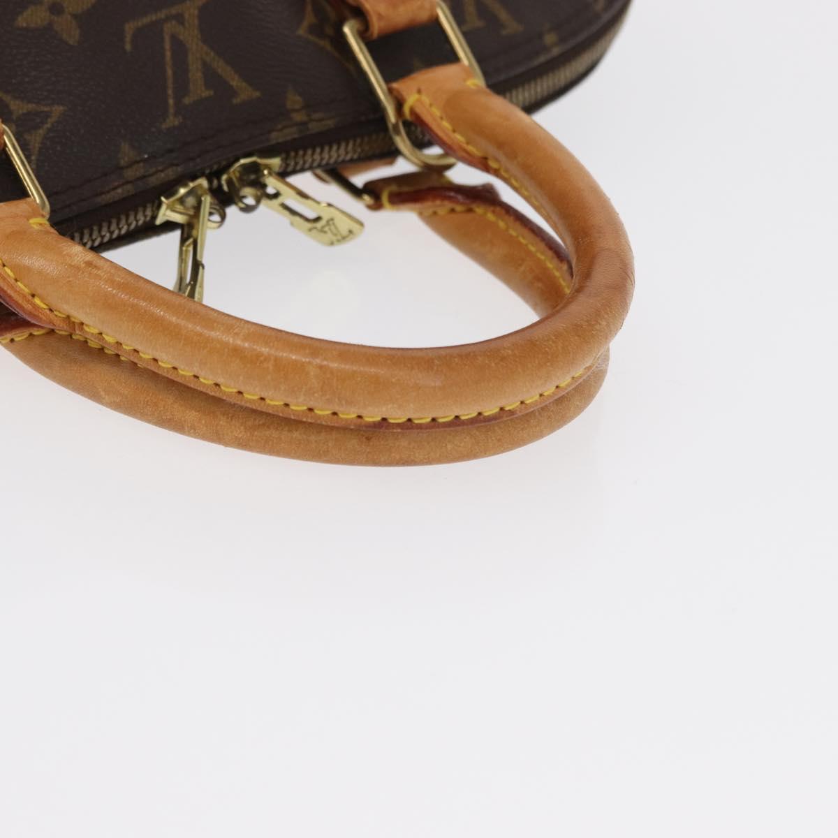 LOUIS VUITTON Monogram Alma Hand Bag M51130 LV Auth BA8526