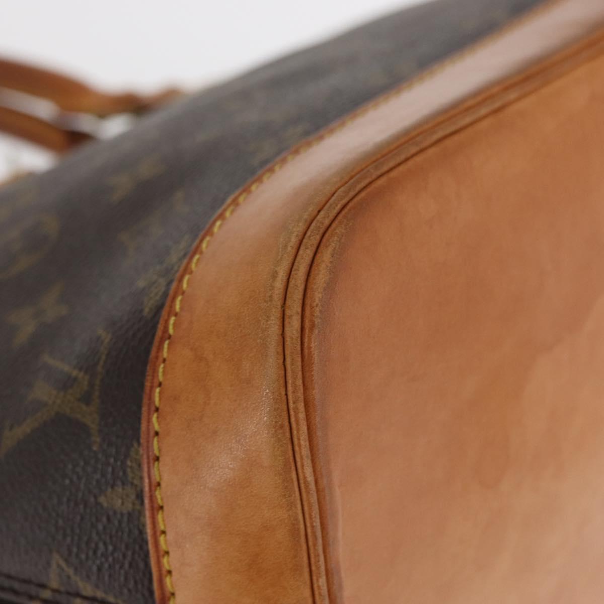 LOUIS VUITTON Monogram Alma Hand Bag M51130 LV Auth BA8527