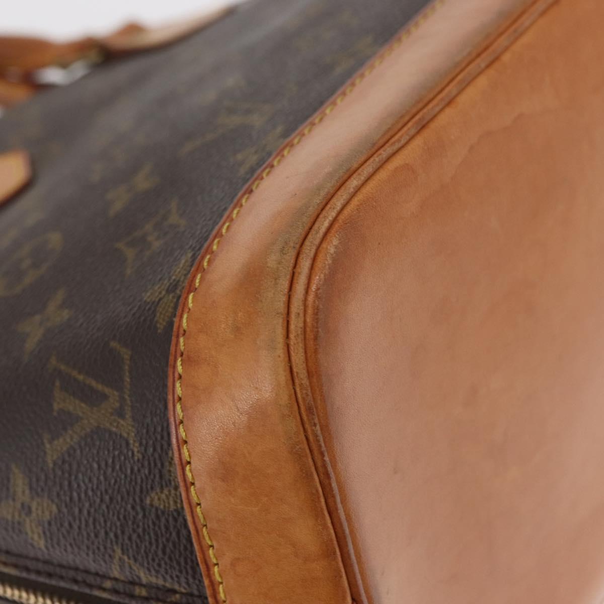 LOUIS VUITTON Monogram Alma Hand Bag M51130 LV Auth BA8527