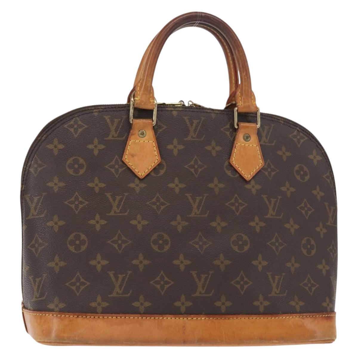 LOUIS VUITTON Monogram Alma Hand Bag M51130 LV Auth BA8527