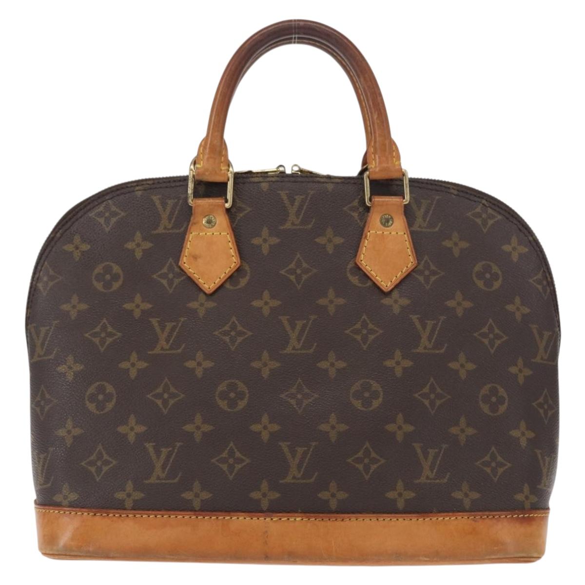 LOUIS VUITTON Monogram Alma Hand Bag M51130 LV Auth BA8527