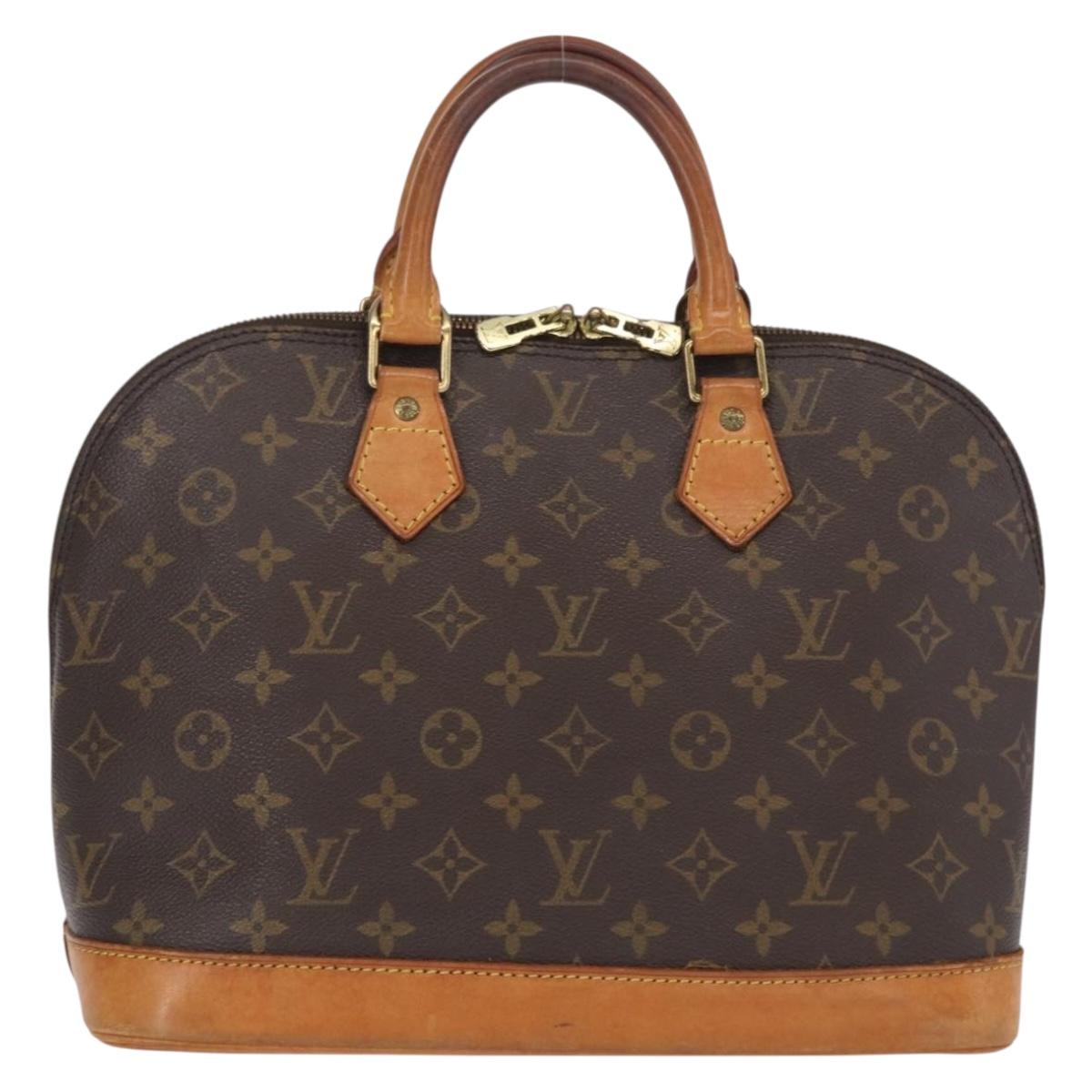 LOUIS VUITTON Monogram Alma Hand Bag M51130 LV Auth BA8527