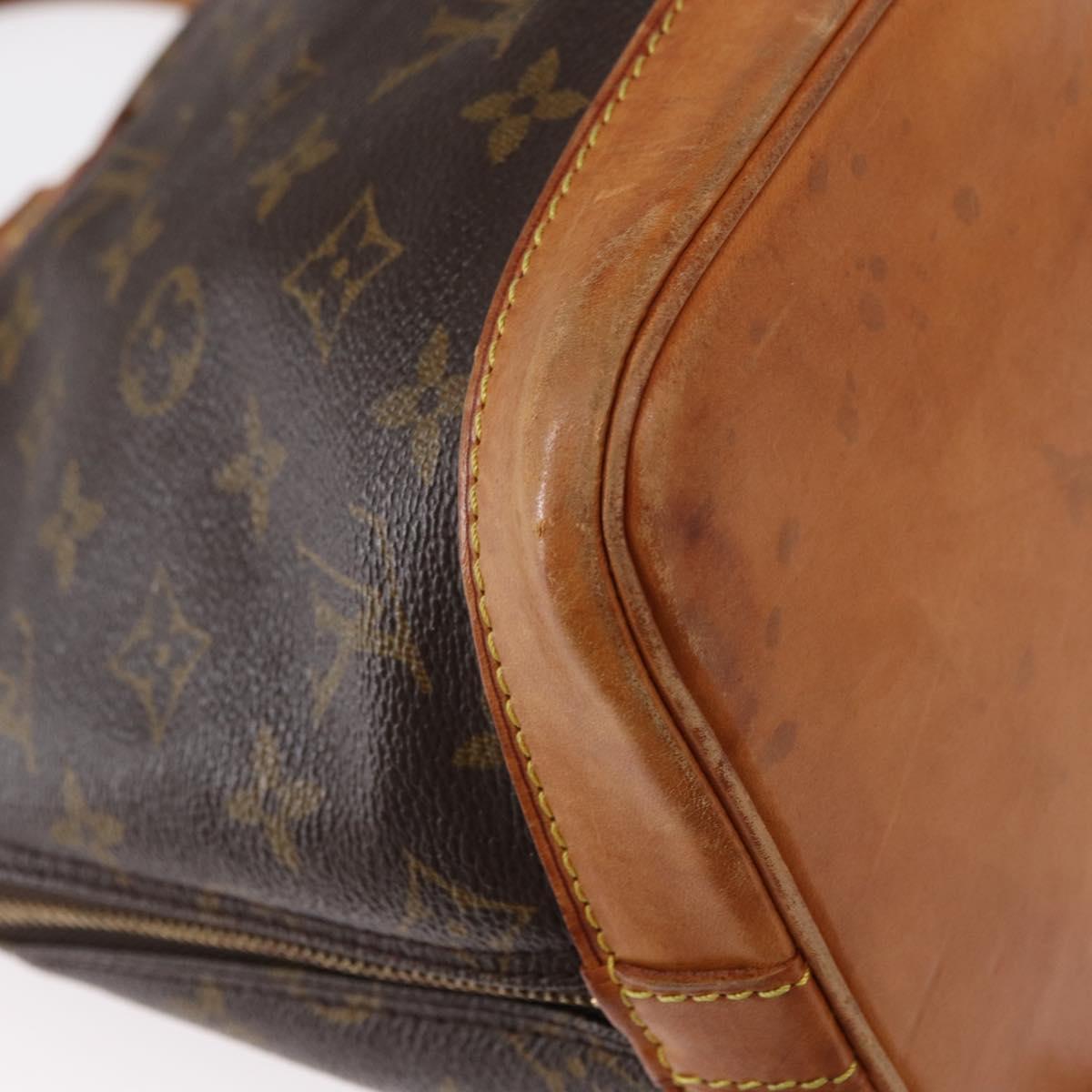 LOUIS VUITTON Monogram Alma Hand Bag M51130 LV Auth BA8528