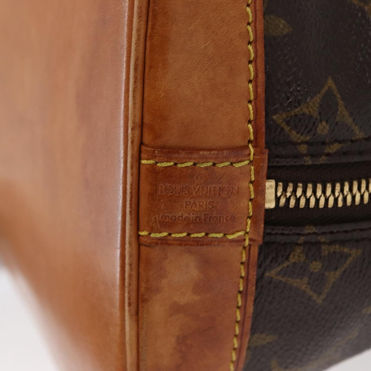 LOUIS VUITTON Monogram Alma Hand Bag M51130 LV Auth BA8528