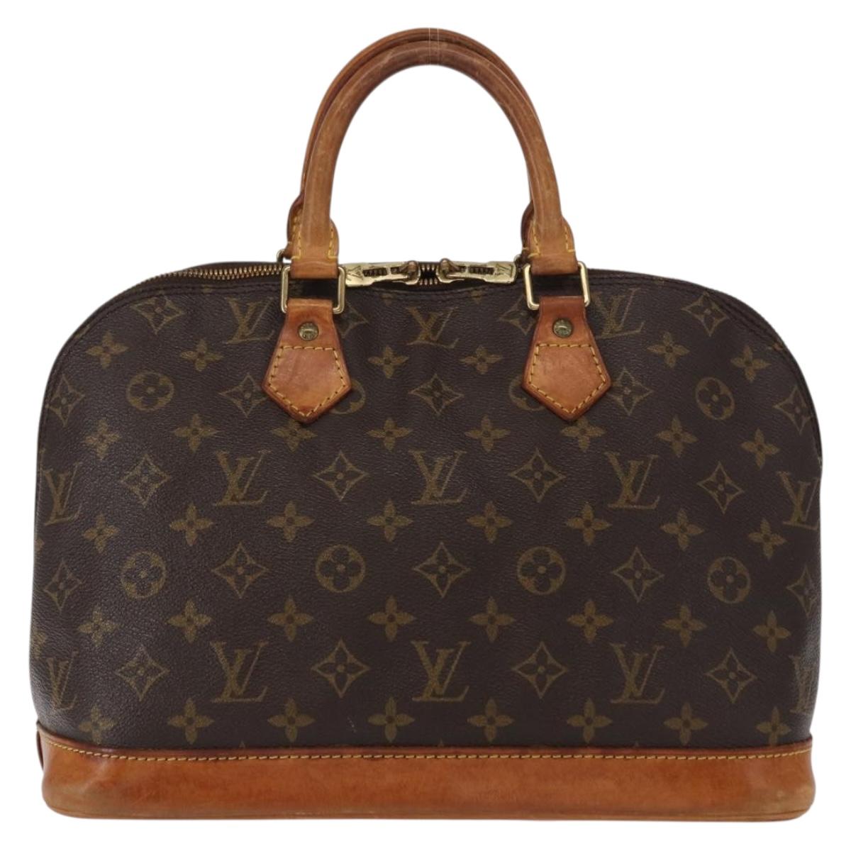 LOUIS VUITTON Monogram Alma Hand Bag M51130 LV Auth BA8528