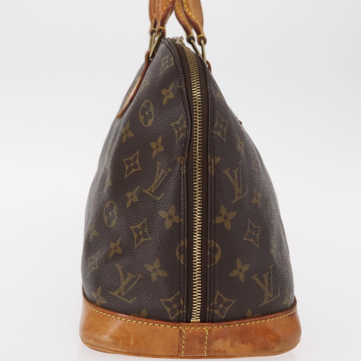 LOUIS VUITTON Monogram Alma Hand Bag M51130 LV Auth BA8528