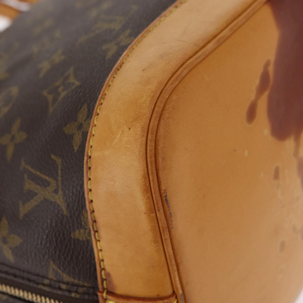 LOUIS VUITTON Monogram Alma Hand Bag M51130 LV Auth BA8530