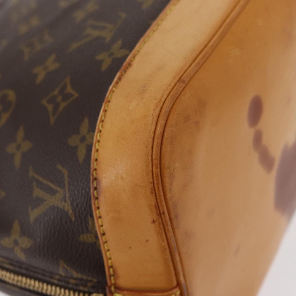 LOUIS VUITTON Monogram Alma Hand Bag M51130 LV Auth BA8530