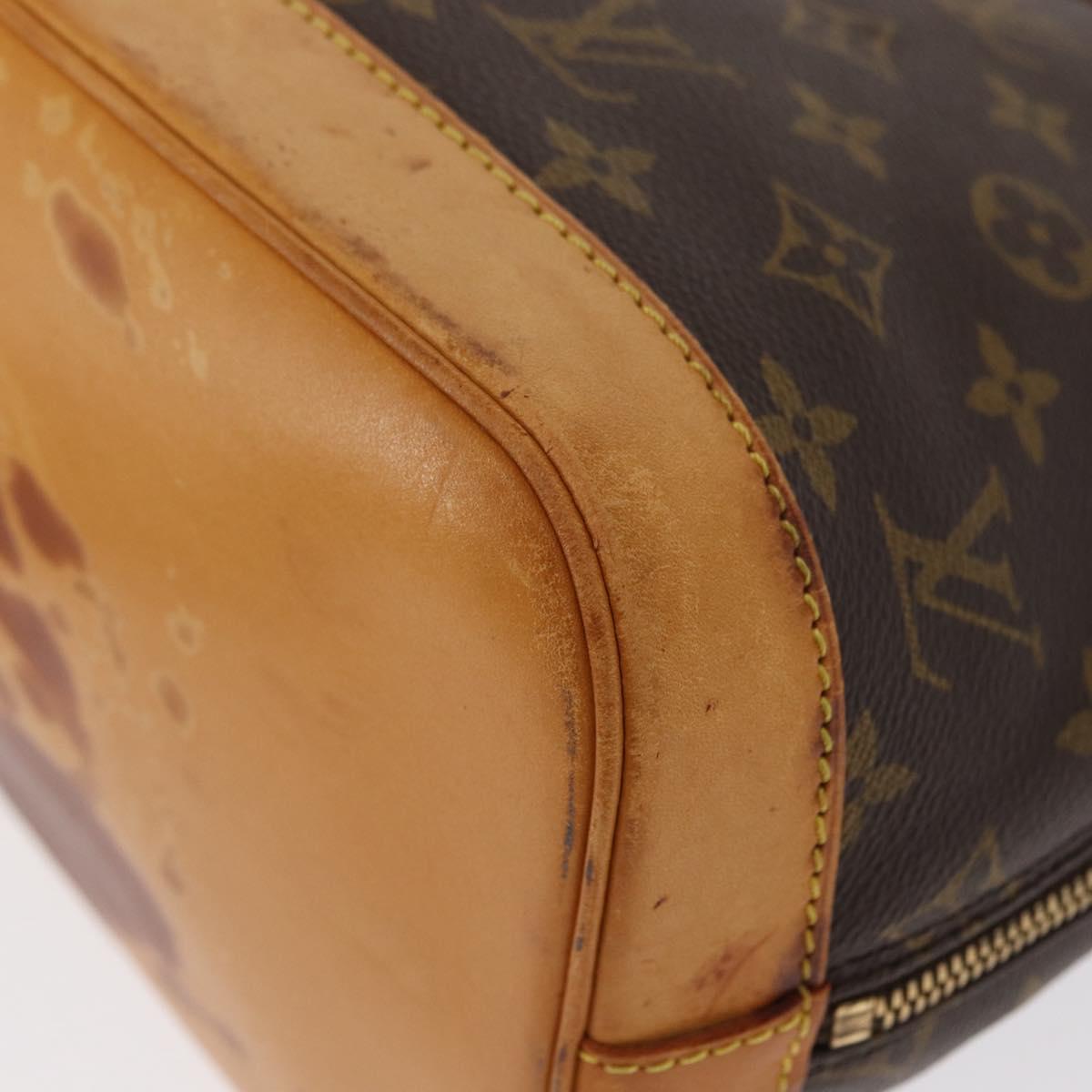 LOUIS VUITTON Monogram Alma Hand Bag M51130 LV Auth BA8530