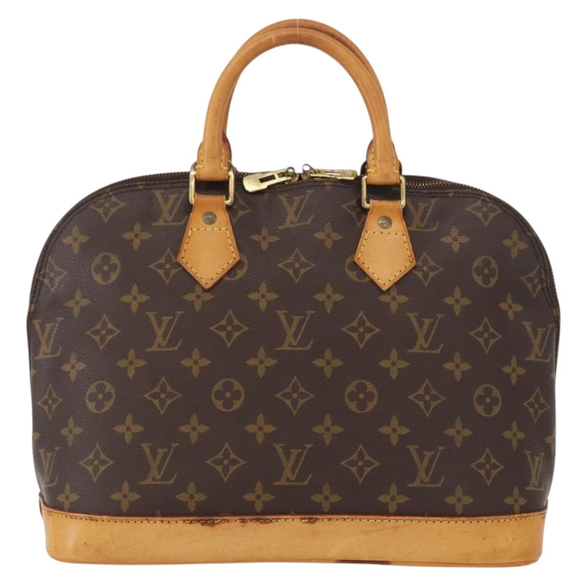 LOUIS VUITTON Monogram Alma Hand Bag M51130 LV Auth BA8530