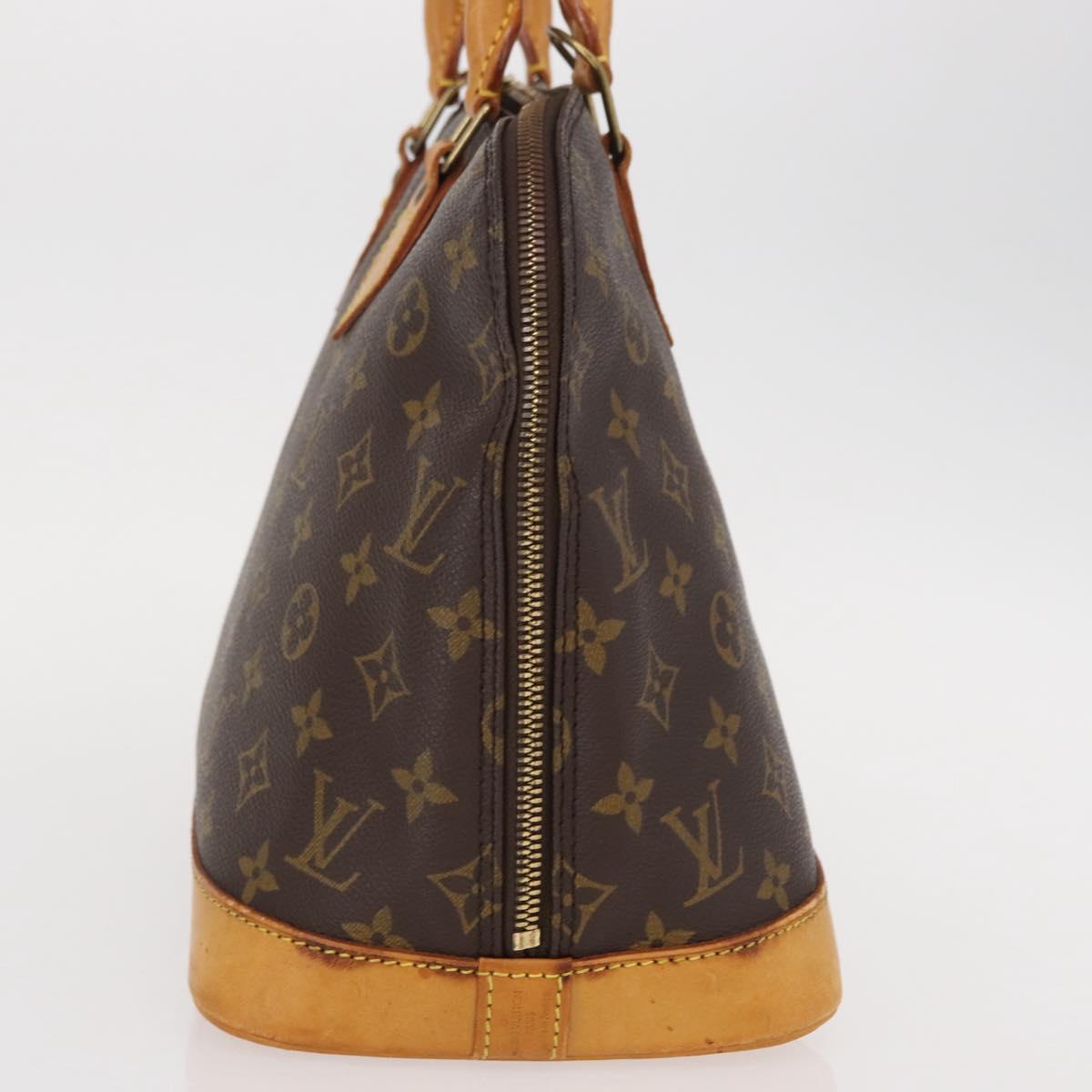 LOUIS VUITTON Monogram Alma Hand Bag M51130 LV Auth BA8530