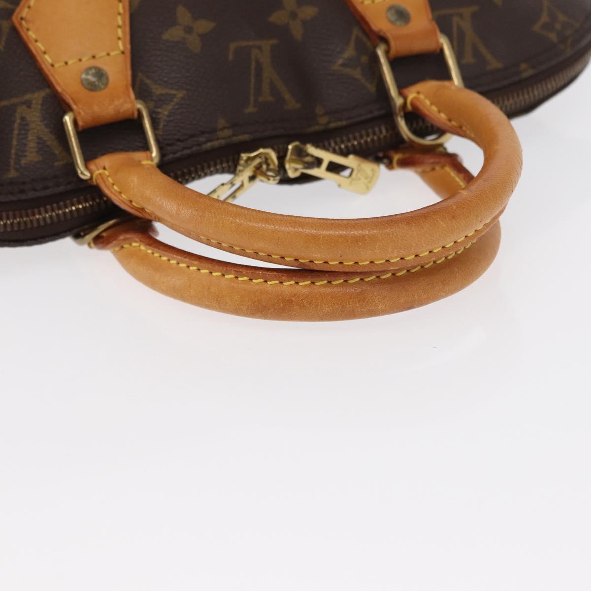 LOUIS VUITTON Monogram Alma Hand Bag M51130 LV Auth BA8530