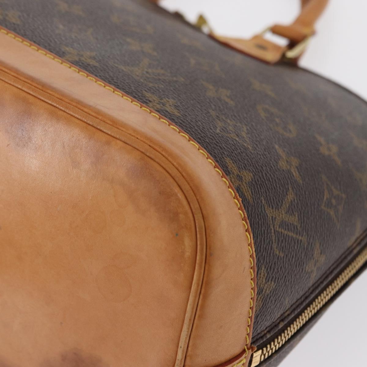 LOUIS VUITTON Monogram Alma Hand Bag M51130 LV Auth BA8531