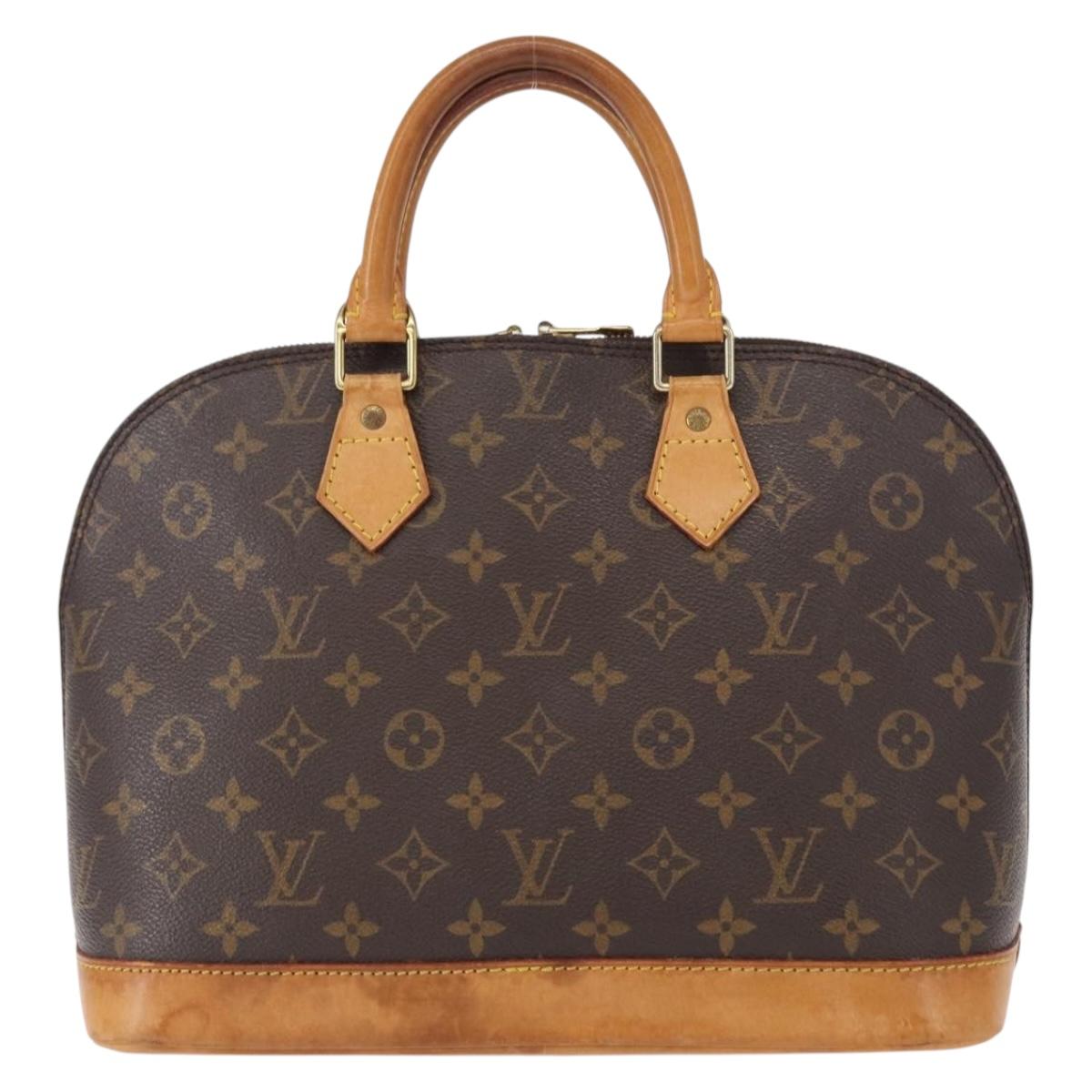 LOUIS VUITTON Monogram Alma Hand Bag M51130 LV Auth BA8531