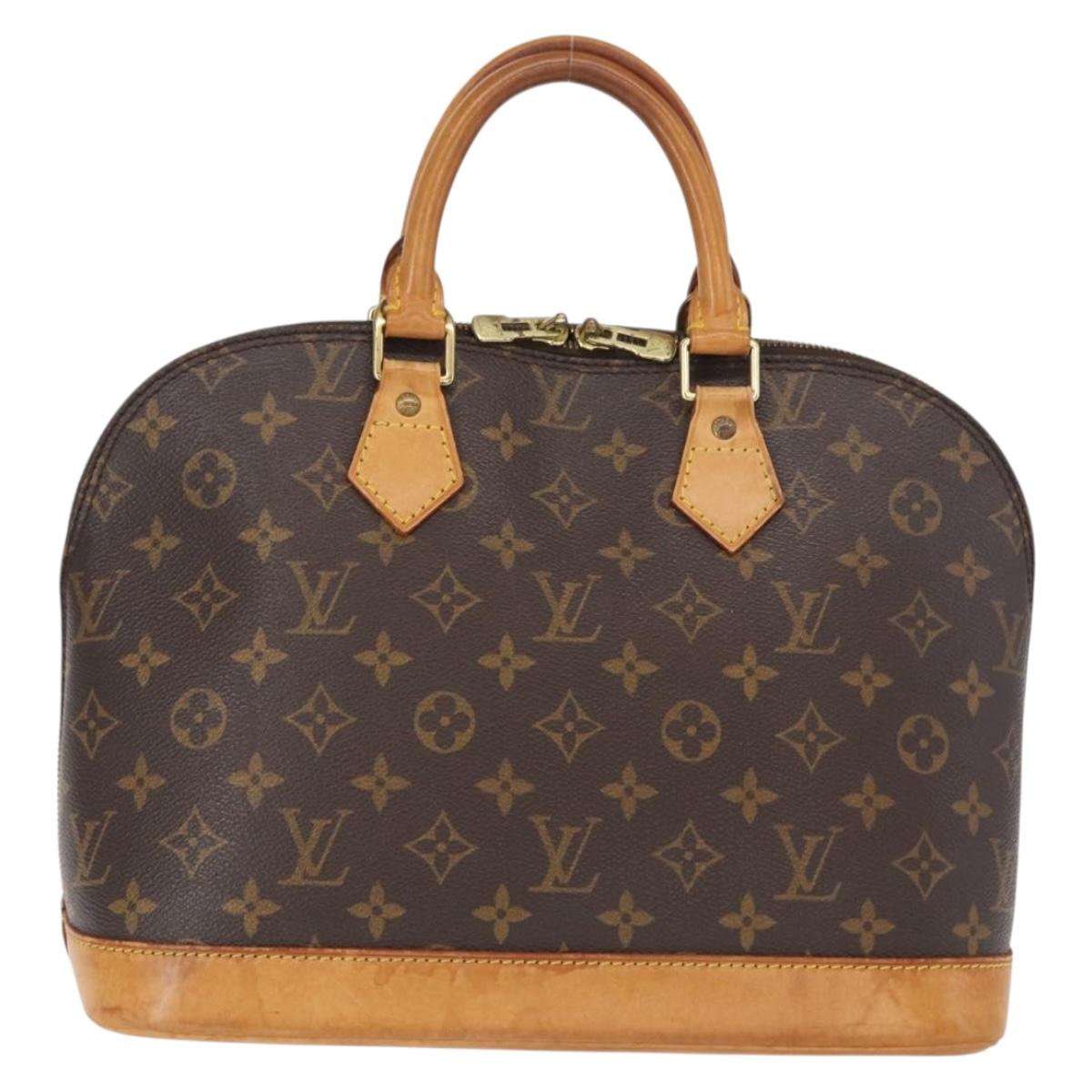 LOUIS VUITTON Monogram Alma Hand Bag M51130 LV Auth BA8531