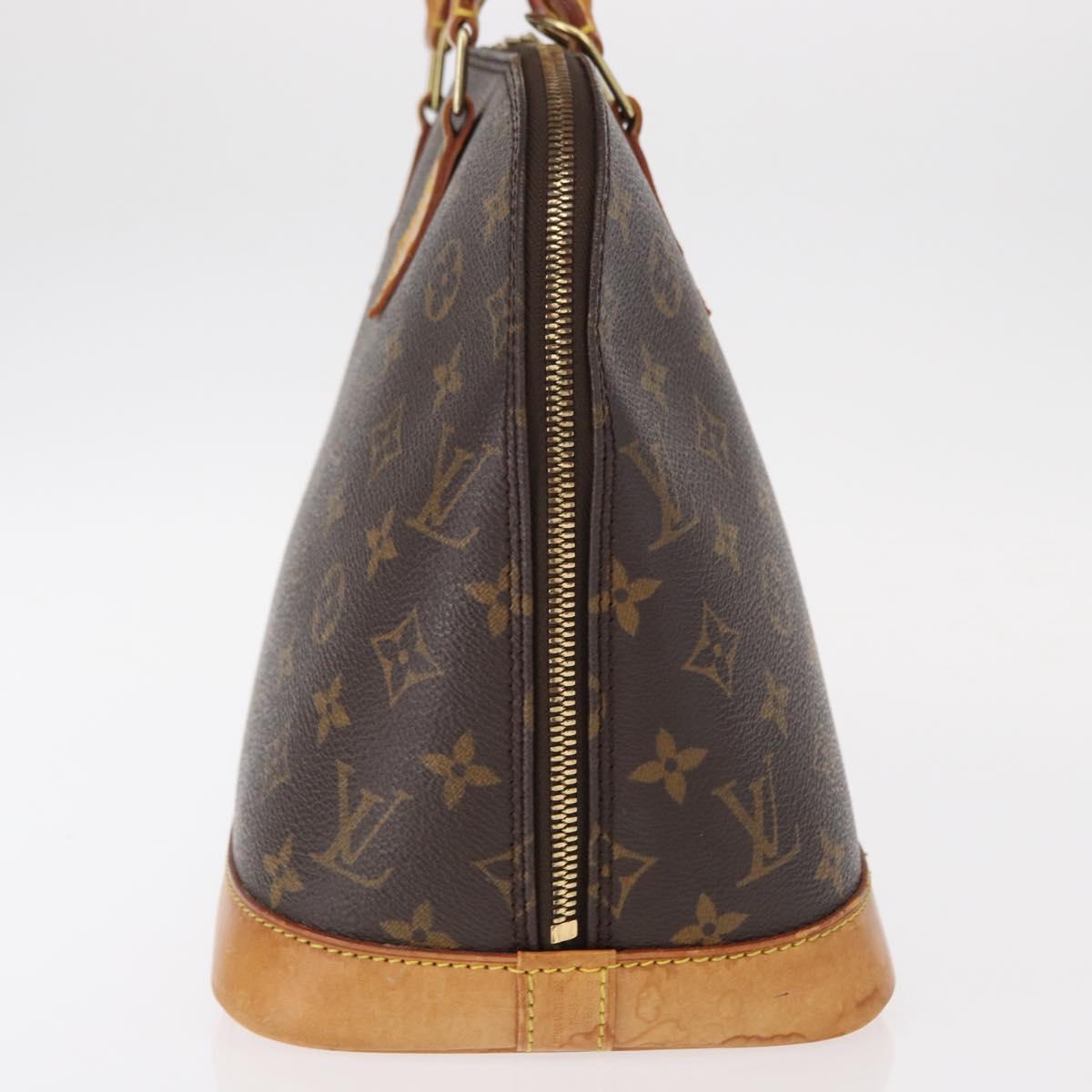 LOUIS VUITTON Monogram Alma Hand Bag M51130 LV Auth BA8531