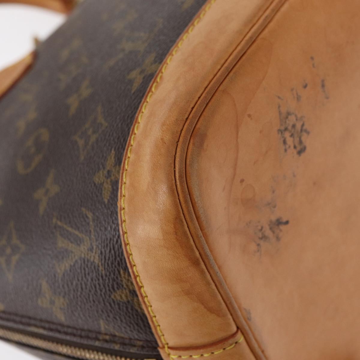 LOUIS VUITTON Monogram Alma Hand Bag M51130 LV Auth BA8532