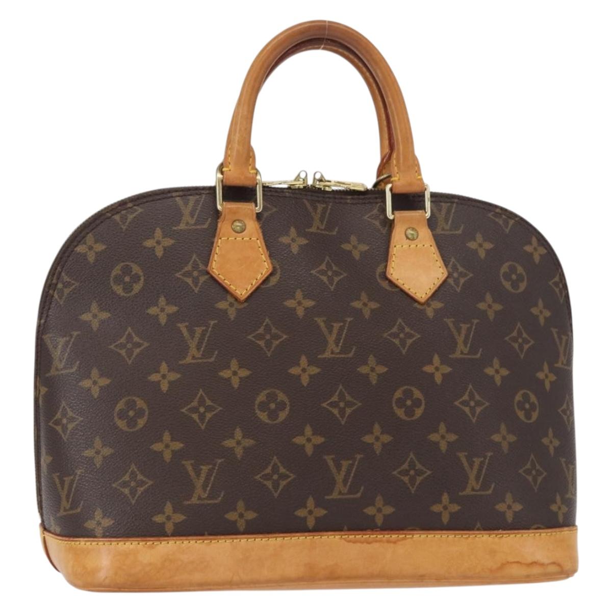 LOUIS VUITTON Monogram Alma Hand Bag M51130 LV Auth BA8532