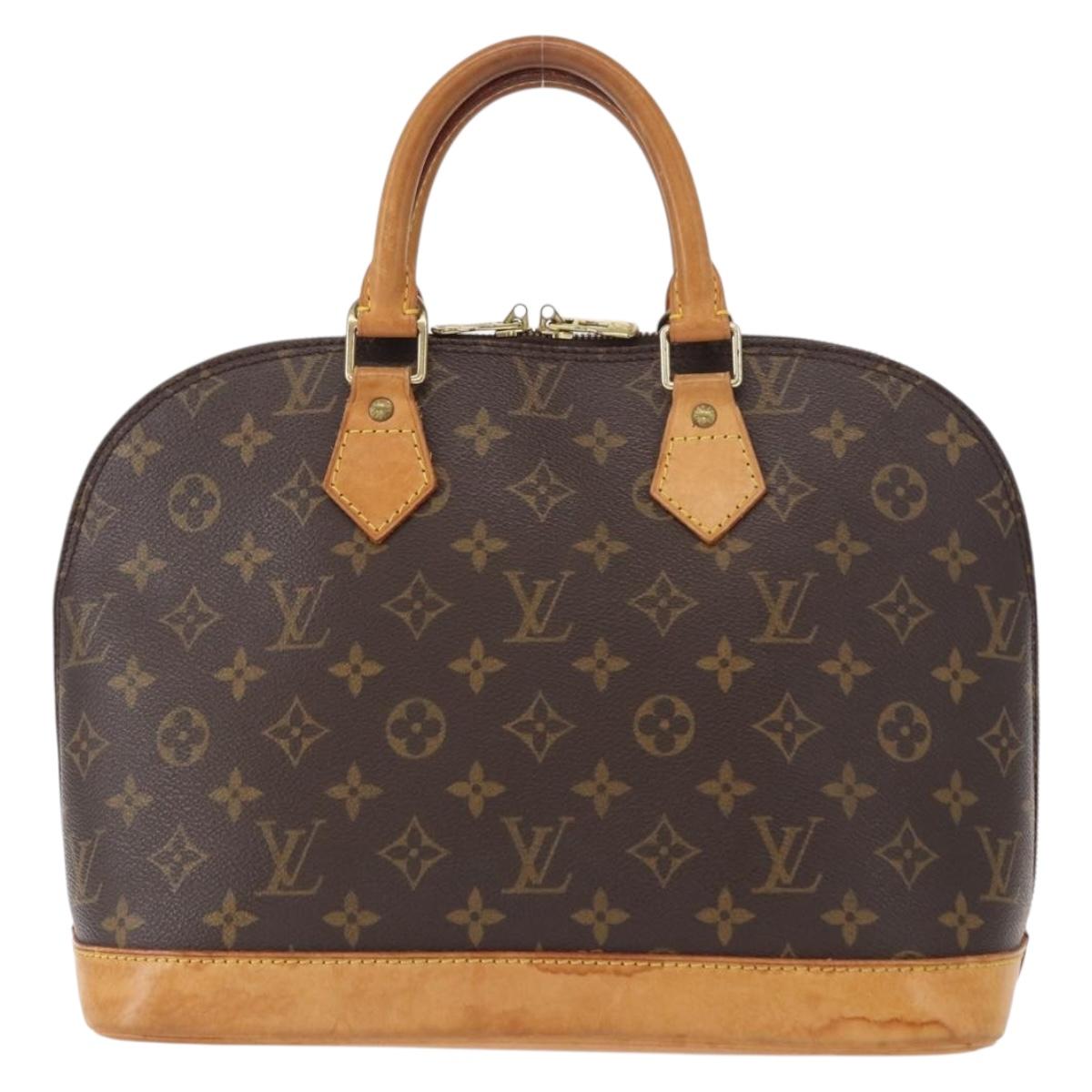 LOUIS VUITTON Monogram Alma Hand Bag M51130 LV Auth BA8532