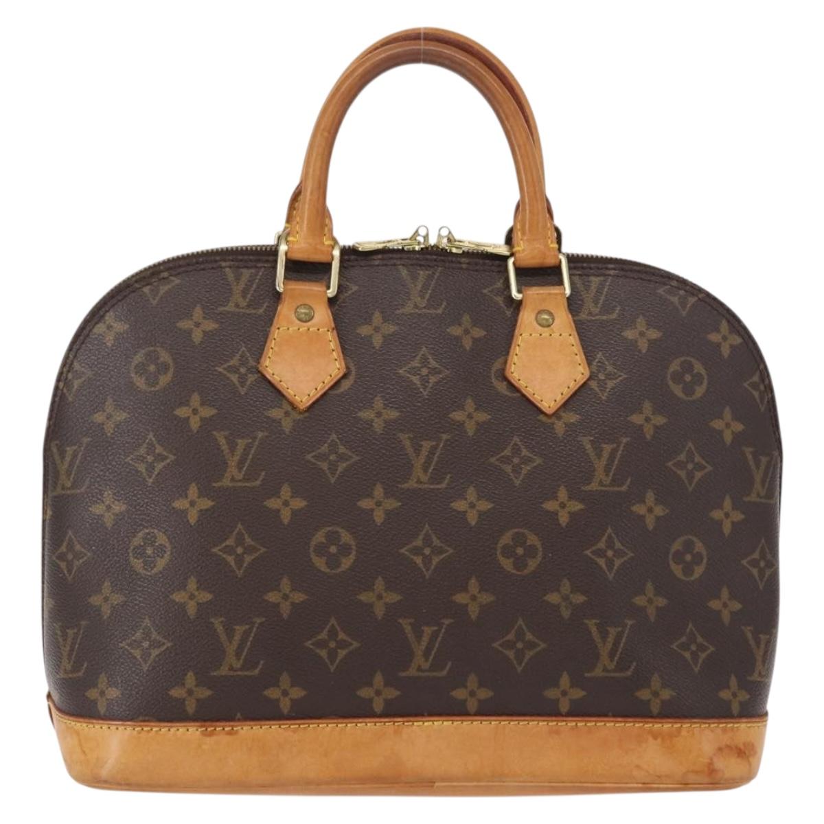 LOUIS VUITTON Monogram Alma Hand Bag M51130 LV Auth BA8532