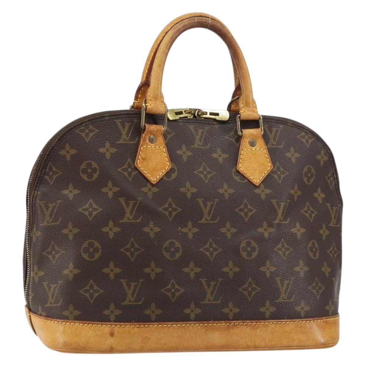 LOUIS VUITTON Monogram Alma Hand Bag M51130 LV Auth BA8533