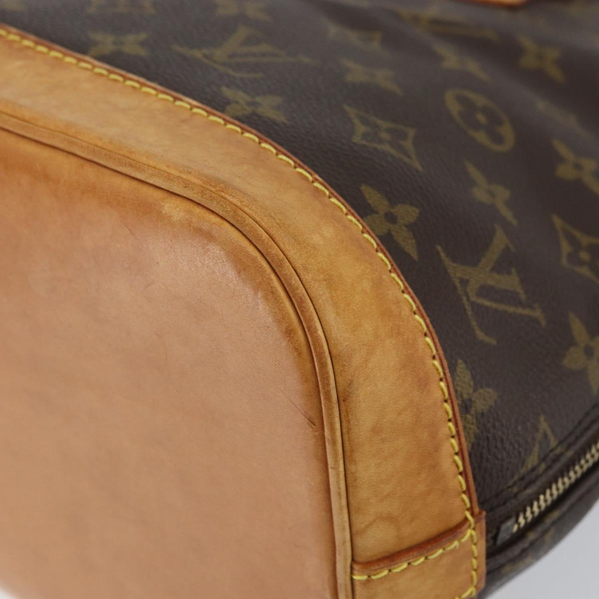 LOUIS VUITTON Monogram Alma Hand Bag M51130 LV Auth BA8533