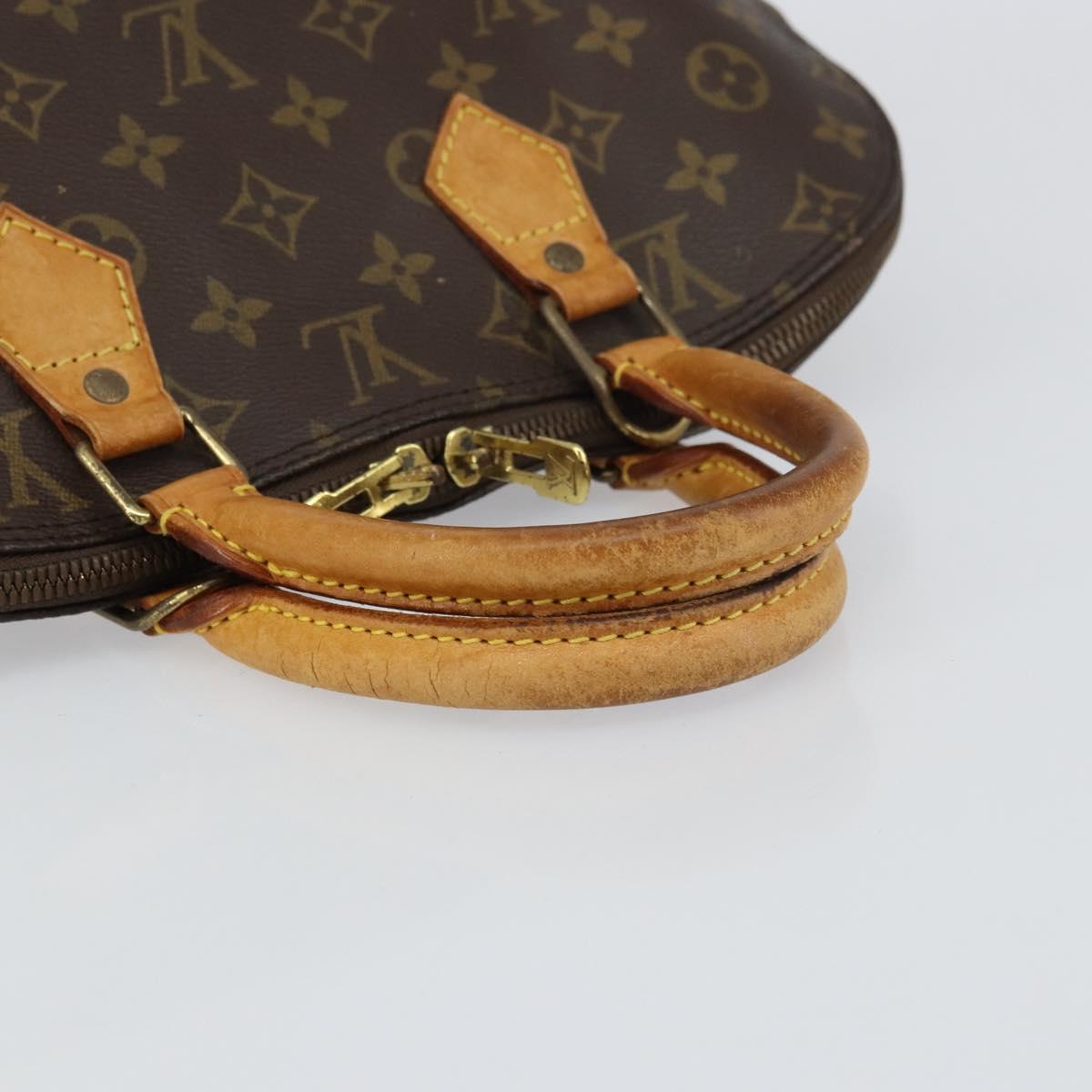 LOUIS VUITTON Monogram Alma Hand Bag M51130 LV Auth BA8533