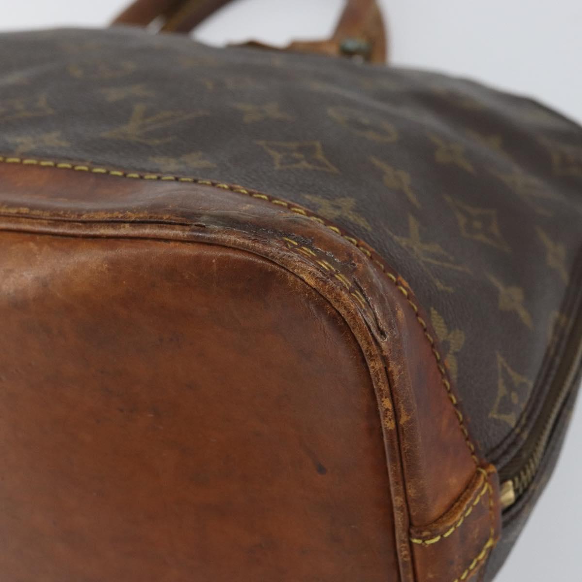 LOUIS VUITTON Monogram Alma Hand Bag M51130 LV Auth BA8534