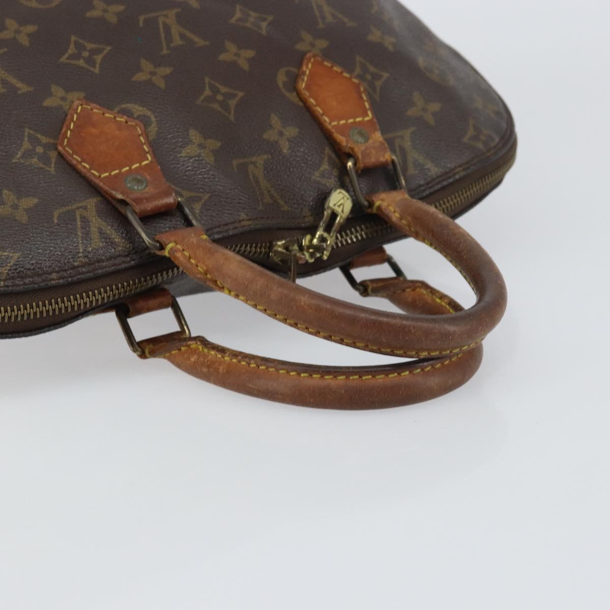 LOUIS VUITTON Monogram Alma Hand Bag M51130 LV Auth BA8534