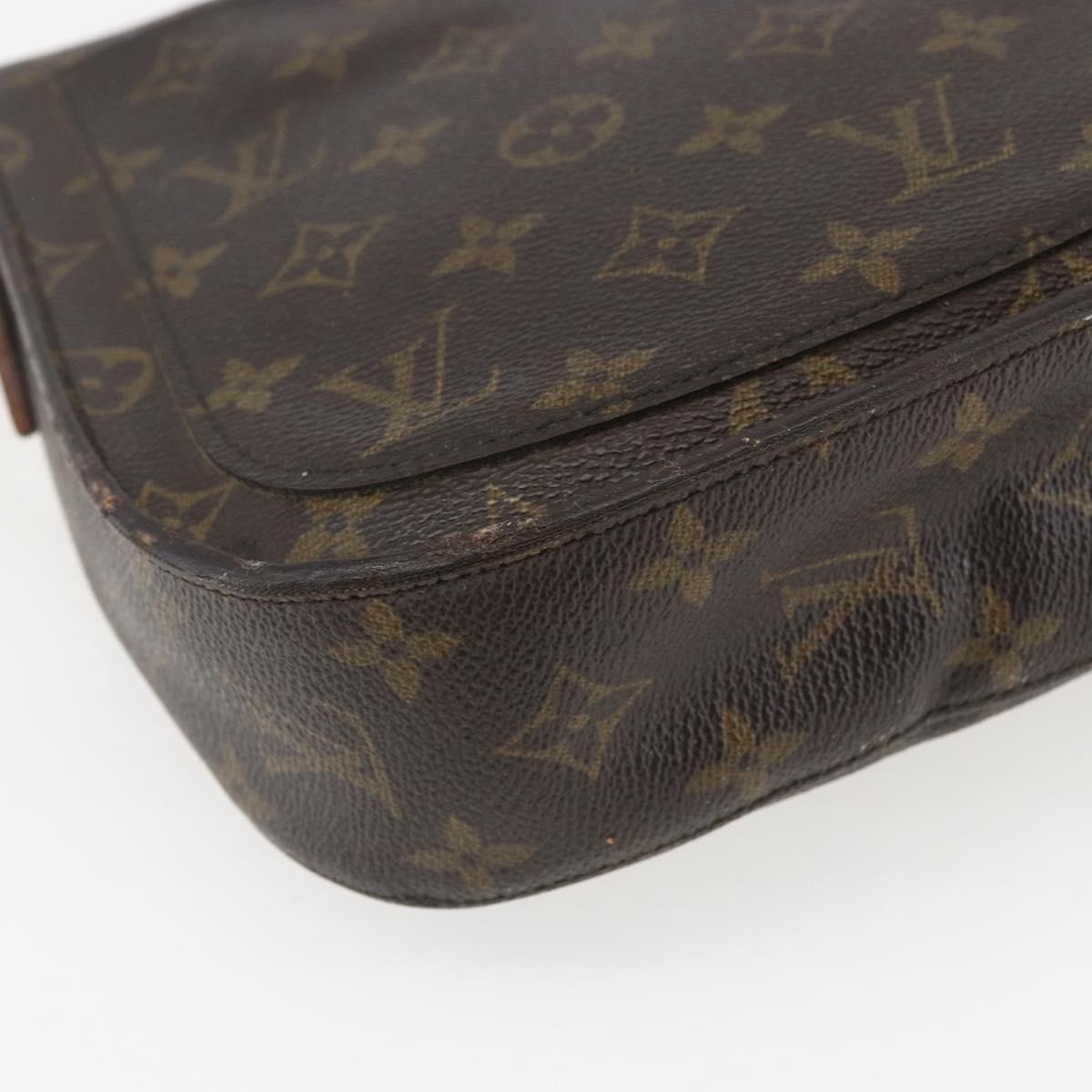 LOUIS VUITTON Monogram Saint Cloud GM Shoulder Bag M51242 LV Auth BA8536