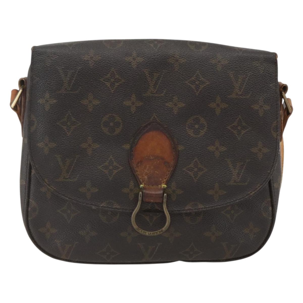 LOUIS VUITTON Monogram Saint Cloud GM Shoulder Bag M51242 LV Auth BA8536