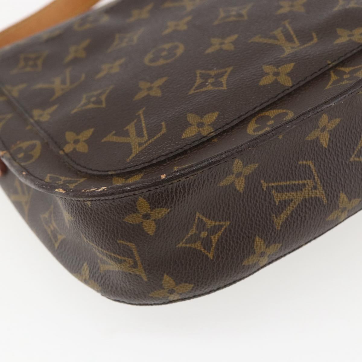 LOUIS VUITTON Monogram Saint Cloud GM Shoulder Bag M51242 LV Auth BA8537