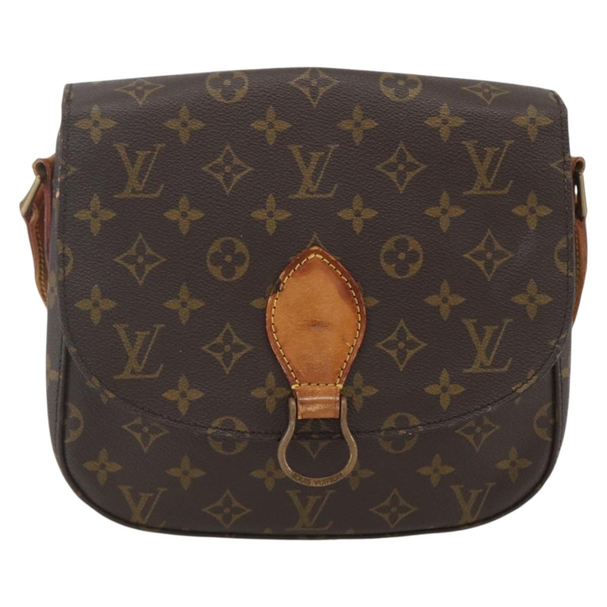 LOUIS VUITTON Monogram Saint Cloud GM Shoulder Bag M51242 LV Auth BA8537