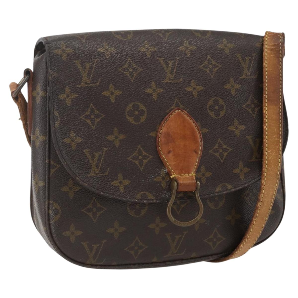 LOUIS VUITTON Monogram Saint Cloud GM Shoulder Bag M51242 LV Auth BA8538