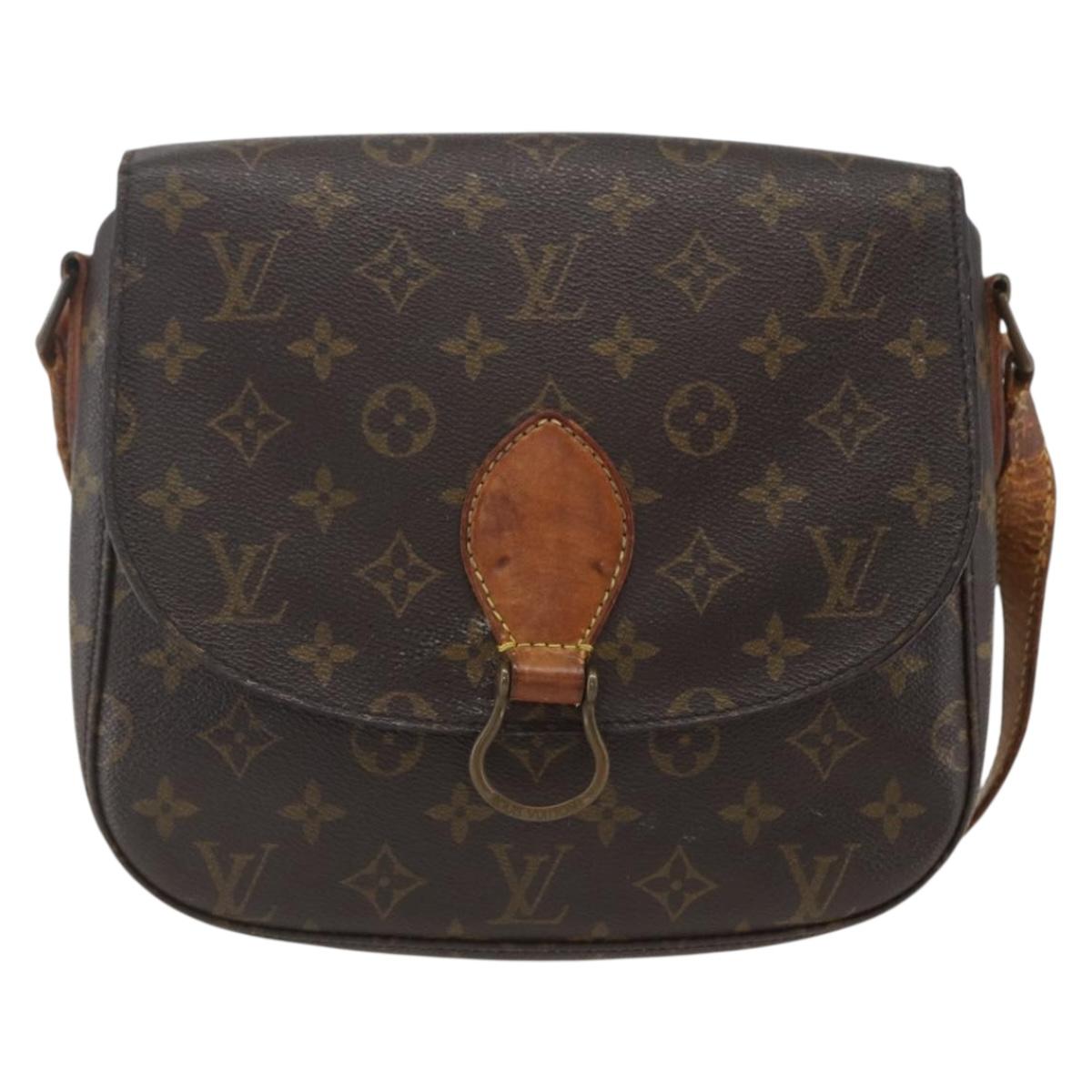 LOUIS VUITTON Monogram Saint Cloud GM Shoulder Bag M51242 LV Auth BA8538
