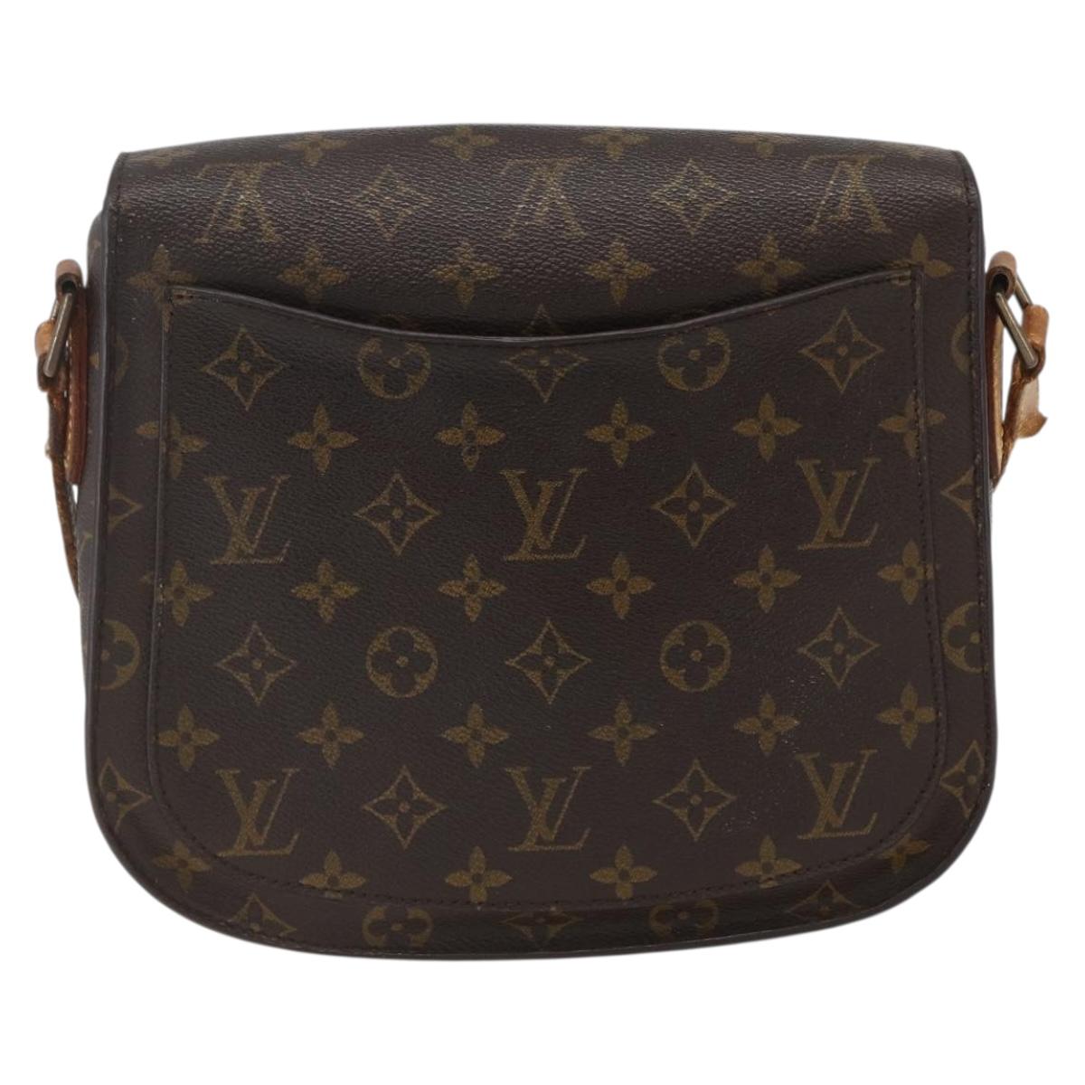LOUIS VUITTON Monogram Saint Cloud GM Shoulder Bag M51242 LV Auth BA8538
