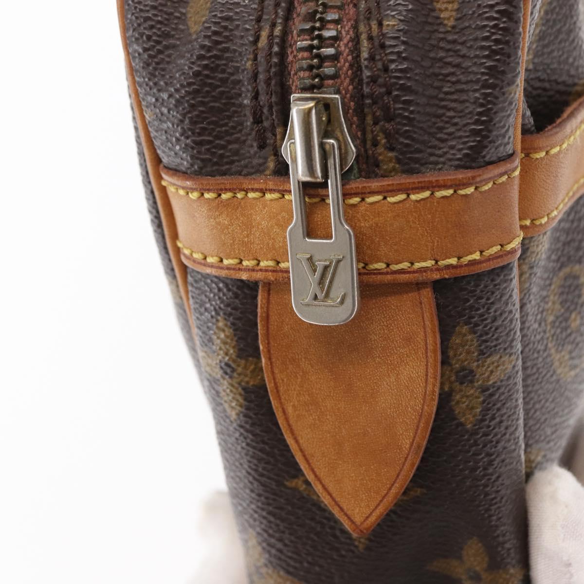 LOUIS VUITTON Monogram Compiegne 28 Clutch Bag M51845 LV Auth BA8541