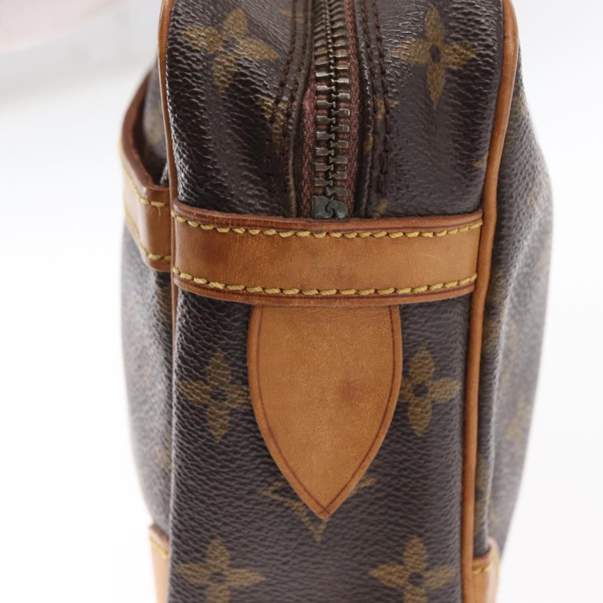 LOUIS VUITTON Monogram Compiegne 28 Clutch Bag M51845 LV Auth BA8541