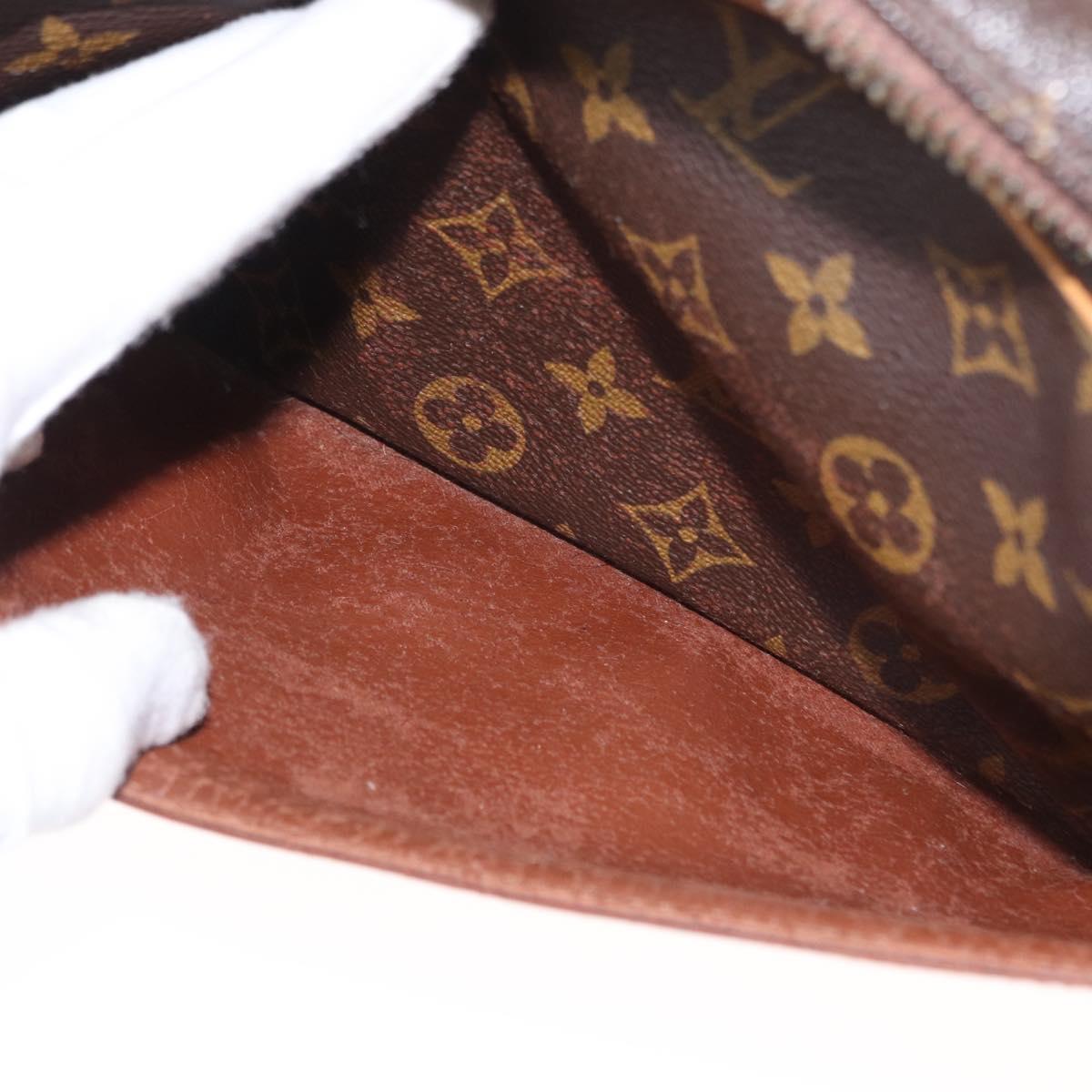 LOUIS VUITTON Monogram Compiegne 28 Clutch Bag M51845 LV Auth BA8541