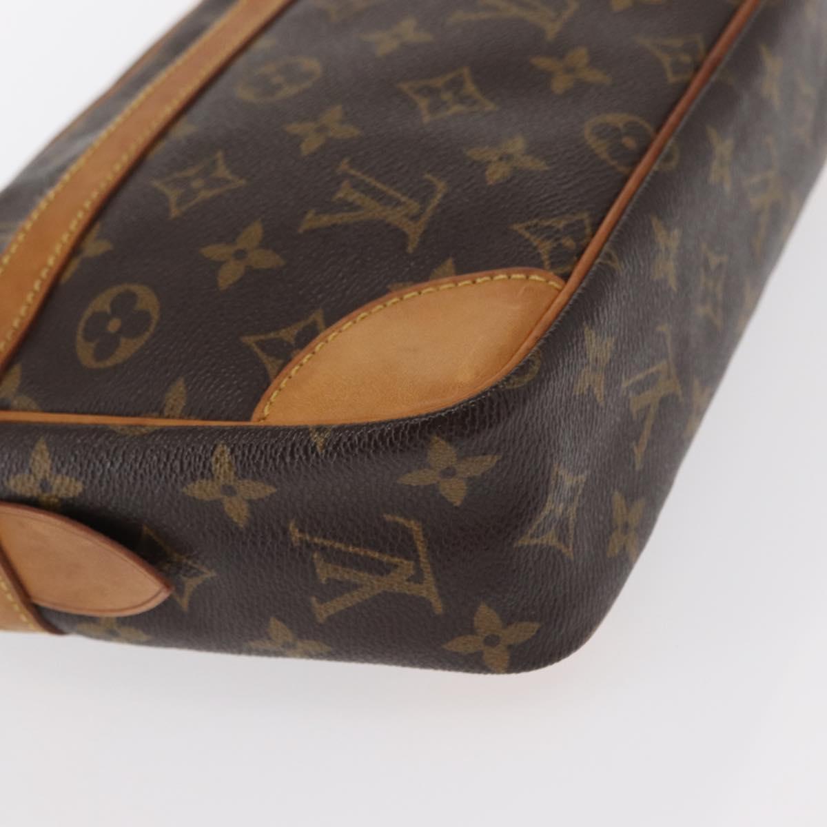 LOUIS VUITTON Monogram Compiegne 28 Clutch Bag M51845 LV Auth BA8541