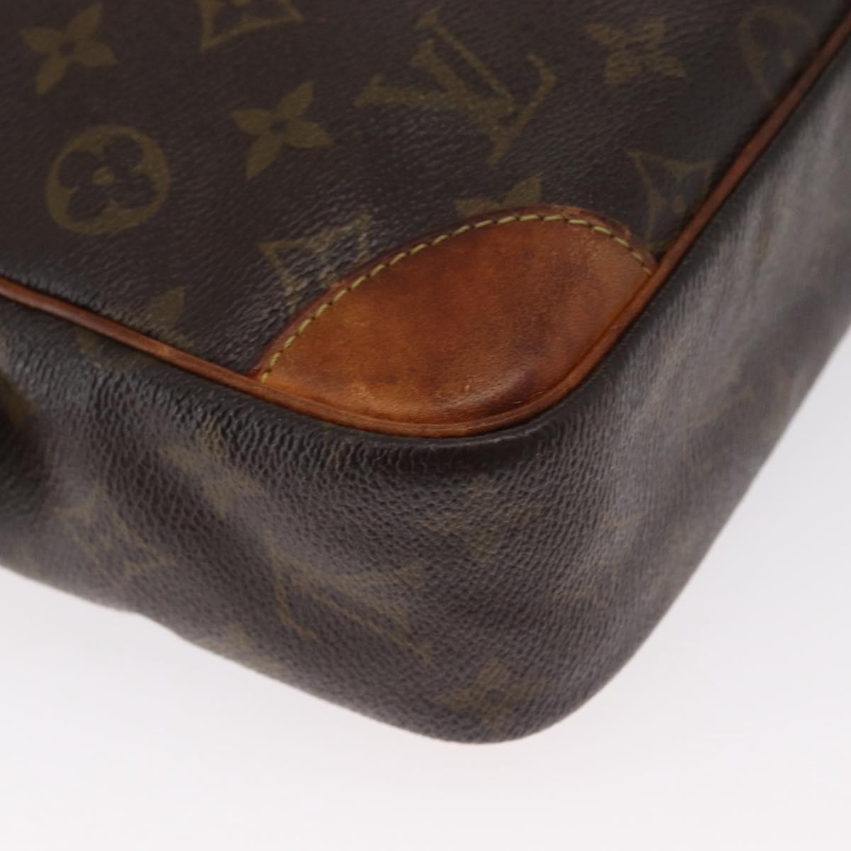 LOUIS VUITTON Monogram Compiegne 28 Clutch Bag M51845 LV Auth BA8542