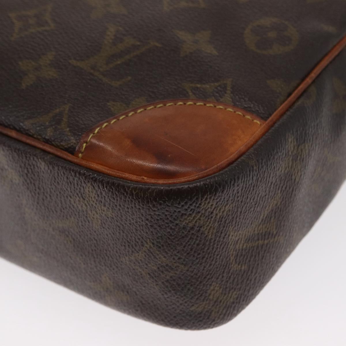 LOUIS VUITTON Monogram Compiegne 28 Clutch Bag M51845 LV Auth BA8542