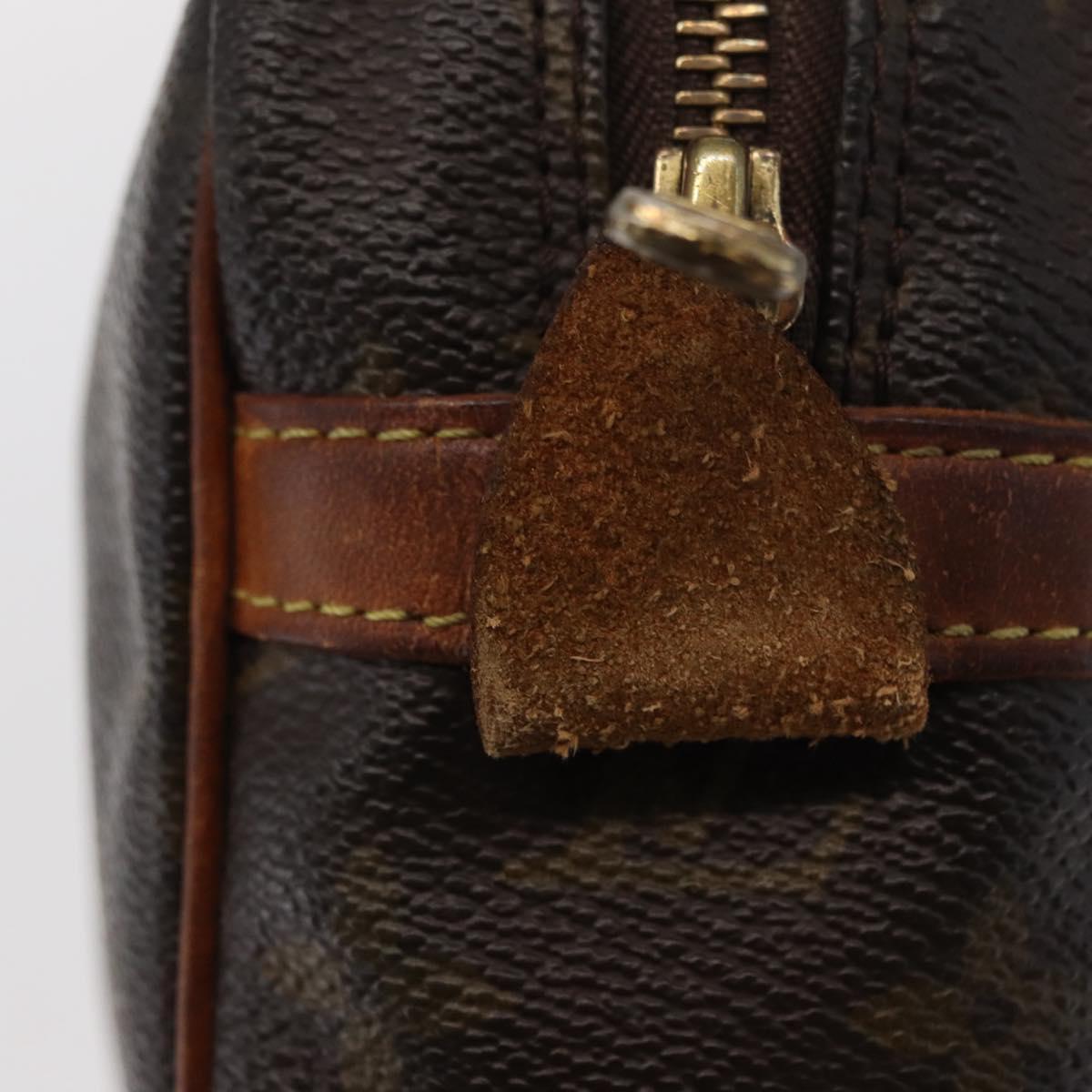 LOUIS VUITTON Monogram Compiegne 28 Clutch Bag M51845 LV Auth BA8542