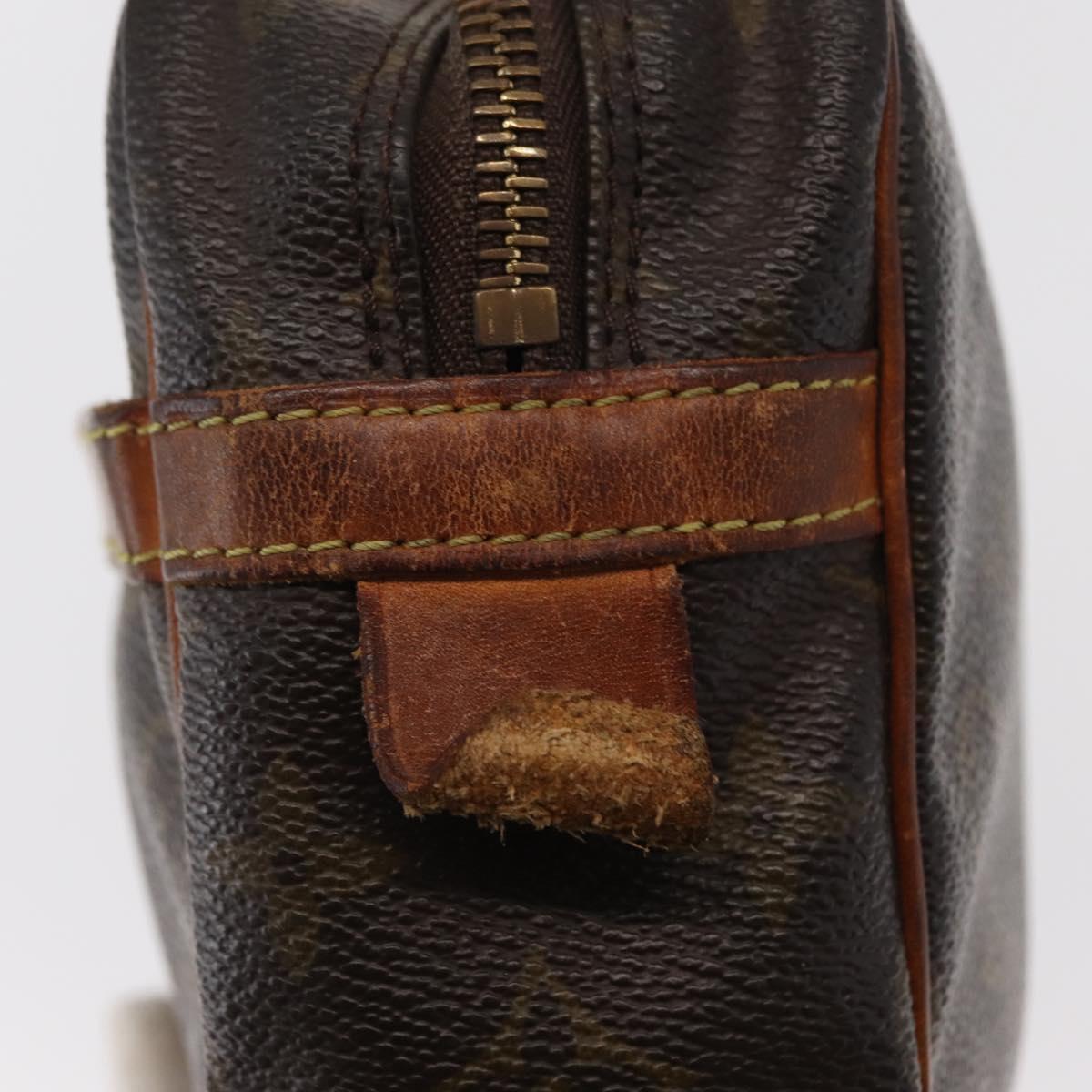 LOUIS VUITTON Monogram Compiegne 28 Clutch Bag M51845 LV Auth BA8542